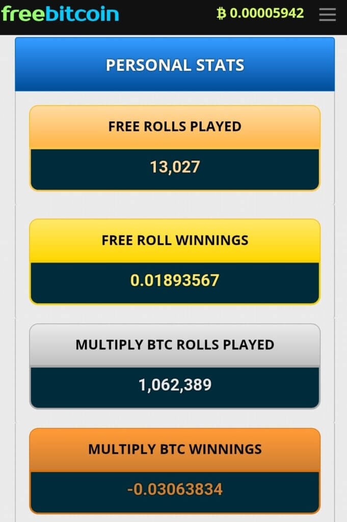 freebitcoinの実績